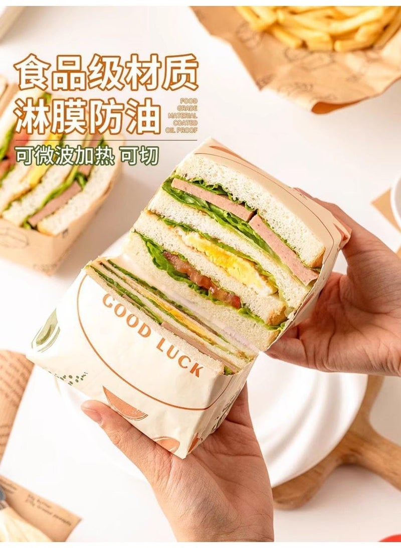 Printed (paraffin) butter paper designed for packaging and display, featuring an aesthetic that combines practicality and rustic elegance. - Image 2